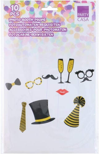 Partycasa Photobooth Props Party 10-delig voor €1,79 bij Bol
