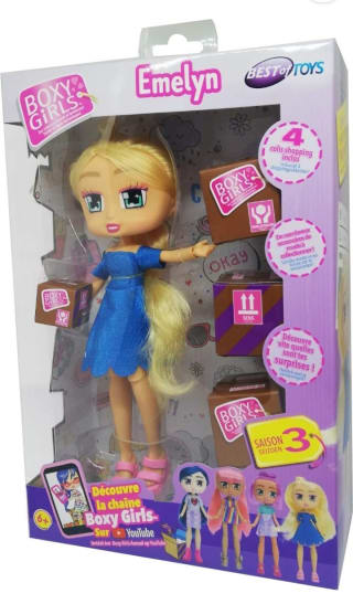 Boxy Girsl Emelyn Muñeca Fashionista por 4.99€.