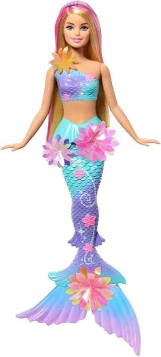Barbie Fantasy Zeemeerminpop met bloemenfunctie JDM72 voor €13,99 bij Amazon