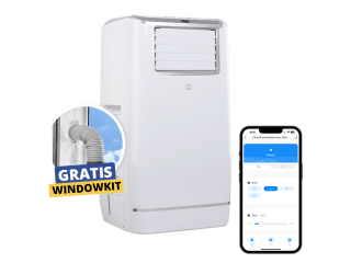 FlinQ Slimme Airco | 13000 BTU | Raamafdichtingskit voor €399 bij iBOOD