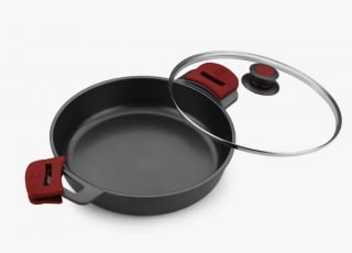 Bra Cacerola Baja Premiere, 24 cm, Aluminio Fundido, Incluye Tapa Cristal por 25,16€