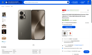 Realme 15 5G 12/256GB Rosa Seda por $6,299 | Walmart
