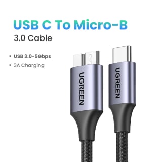 UGREEN USB-C a Micro‑B 0.5 m por $39 en AliExpress