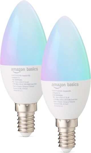 Amazon Basics Bombilla inteligente E14 (pack de 2) por 12,82€ en Amazon
