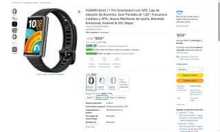 HUAWEI Band 11 Pro Smartwatch por $859 | Oferta Amazon