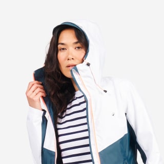 Veste imperméable et coupe vent de voile femme 100 pour 19,99€ chez Decathlon