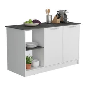 Isla central cocina extensible 120-187 cm por 158,99€ en Leroy Merlin