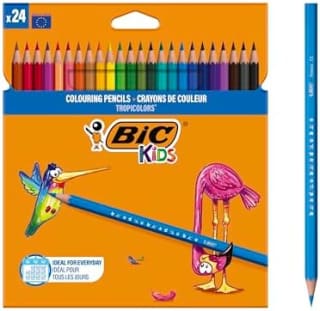 BIC Kids Tropicolors lápices de colores (24 uds, 2,9mm) por 3,89€