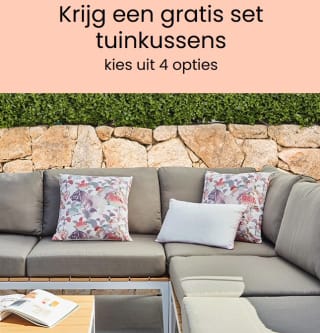 Gratis tuinkussenset bij besteding vanaf €200 bij Beliani