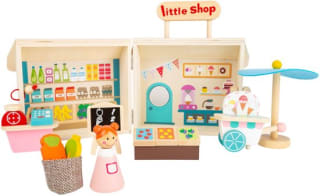 Small Foot Houten 15-delig speelwinkel poppenhuisset voor €9,39 bij Bol