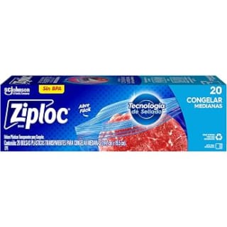 Ziploc Bolsas Herméticas para Sandwich, 100 Bolsas por $43.96 en Amazon