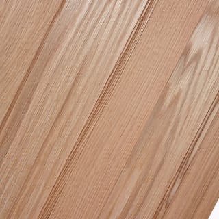 Fortia Vertical 3-panel Natural Oak veneer internal door for £25 at B&Q