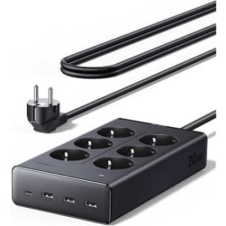 UGREEN 6 EN 1 Multiprise 3680W (2 prises AC, 4 USB) à 19,99€ chez Amazon