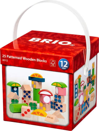 BRIO 25 Houten blokken met patroon voor €16,88 bij Bol
