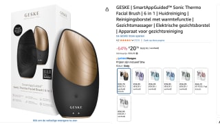 GESKE | SmartAppGuided™ Sonic Thermo Facial Brush voor €20,70 bij Amazon