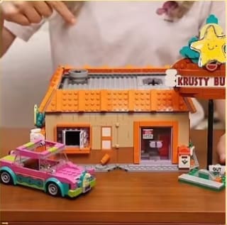 2025 nuevo MOC hamburguesa restaurante Juego d/Bloques $50.100 Solo en AliExpress.com