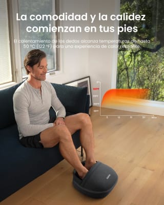 Masajeador de pies RENPHO con calor por $449.99 en Amazon