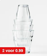 6 Picardie glazen transparant voor €2,97 bij HEMA