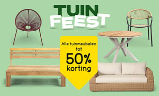 Tot 50% korting op alle tuinmeubelen bij Leen Bakker