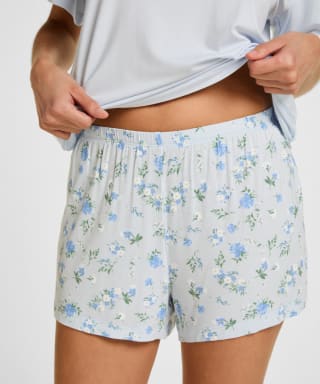 Pyjama Set Daisy (Blauw) voor €7 bij Hunkemöller