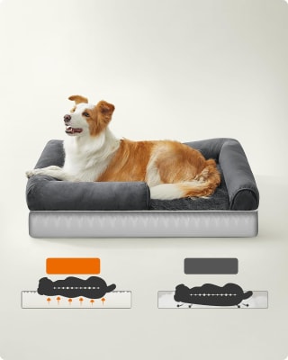 Feandrea orthopedisch hondenbed (91 x 71 x 20 cm) voor €31,56 bij Amazon