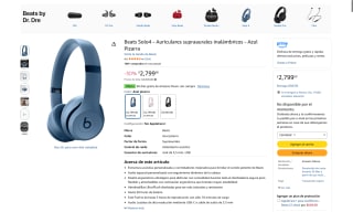 Auriculares Beats Solo4 Azul Rosa por $2,799 | Oferta Amazon