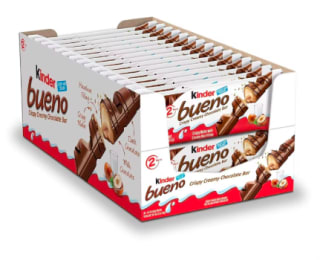 Kinder Bueno caja 30 barras por 16€