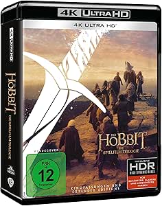 The Hobbit: Motion Picture Trilogy 4K UHD, Theatrical & Extended Editions. Sold & dis