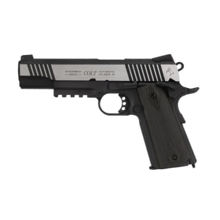 Colt 1911 Rail Gun GBB CO2 - Noir & Silver pour 64,96€ chez Evike Europe
