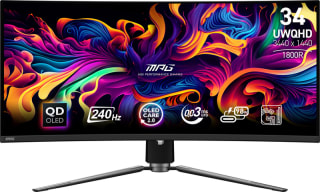 MSI MPG 341CQPX QD-OLED computer monitor voor €739 bij Megekko