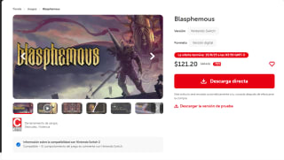 Blasphemous por $121 | Descuento Nintendo