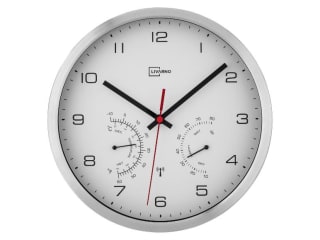 LIVARNO HOME Radiogestuurde wandklok voor €5,95 bij Lidl