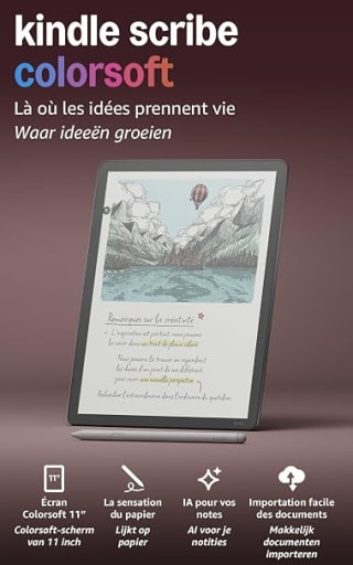 Amazon Kindle Scribe Colorsoft 64 GB voor €534,99 bij Amazon