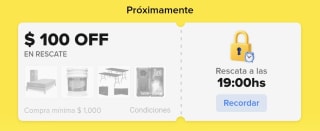 Cupones de rescate en Mercado Libre