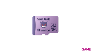 SanDisk microSDXC 512GB Pokémon Gengar por 74,99€ en GAME