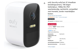 Eufy Security eufyCam 2C beveiligingscamera voor €49 bij Amazon