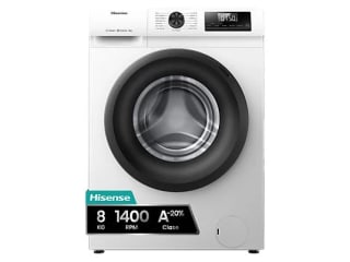 Lavadora carga frontal Hisense WF1Q8041BW, 8 kg, 1400 Rpm, Función Vapor por 262.65€