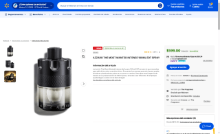 Azzaro The Most Wanted Intense 100ml por $599 | Oferta Walmart