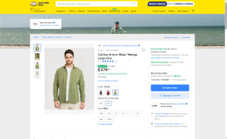 Camisa Arriero Maja Gris por $580 | Mercado Libre