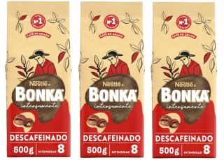 3 x Bonka Café Grano Descafeinado 500 g por 19.96€