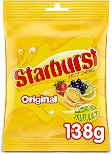 Starburst Original Fruit Chews 138g – 4 for Extra 5% Off
