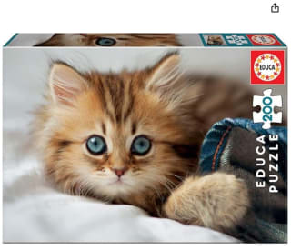 Puzzle Gatito. Puzzle Infantil de 200 Piezas.marca Educa por 4.79€