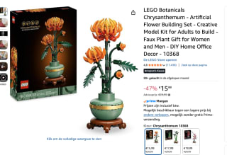 LEGO Botanicals 10368 Chrysant voor €15,99 bij Amazon