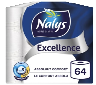 128 rollen Nalys 5-laags paper viir 41,60 euro ( met code ) = 33 cent rol