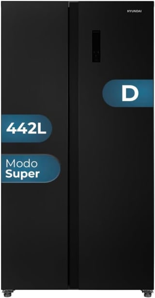 HYUNDAI Frigorífico Americano Dark Inox, 2 Puertas. HAM17791NDDD00 por 585.90€