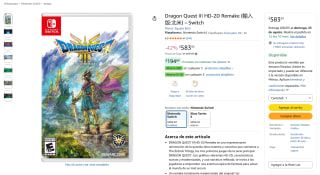 Dragon Quest III HD-2D Remake para Switch por $584 en Amazon