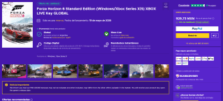 Forza Horizon 6 Standard Edition Xbox por $818 | Oferta Eneba