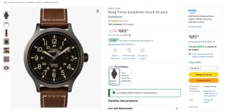 Timex Expedition Scout 43 para hombres por $686 en Amazon