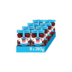 Hero Light Pack 8 x 280 g Mermelada de Cerezas Rojas sin Azúcares Añadidos a 9.99€
