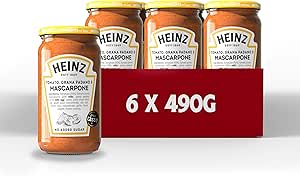 Heinz Tomato, Grana Padano and Mascarpone Pasta Sauce 6 x 490g - Prime Exclusive